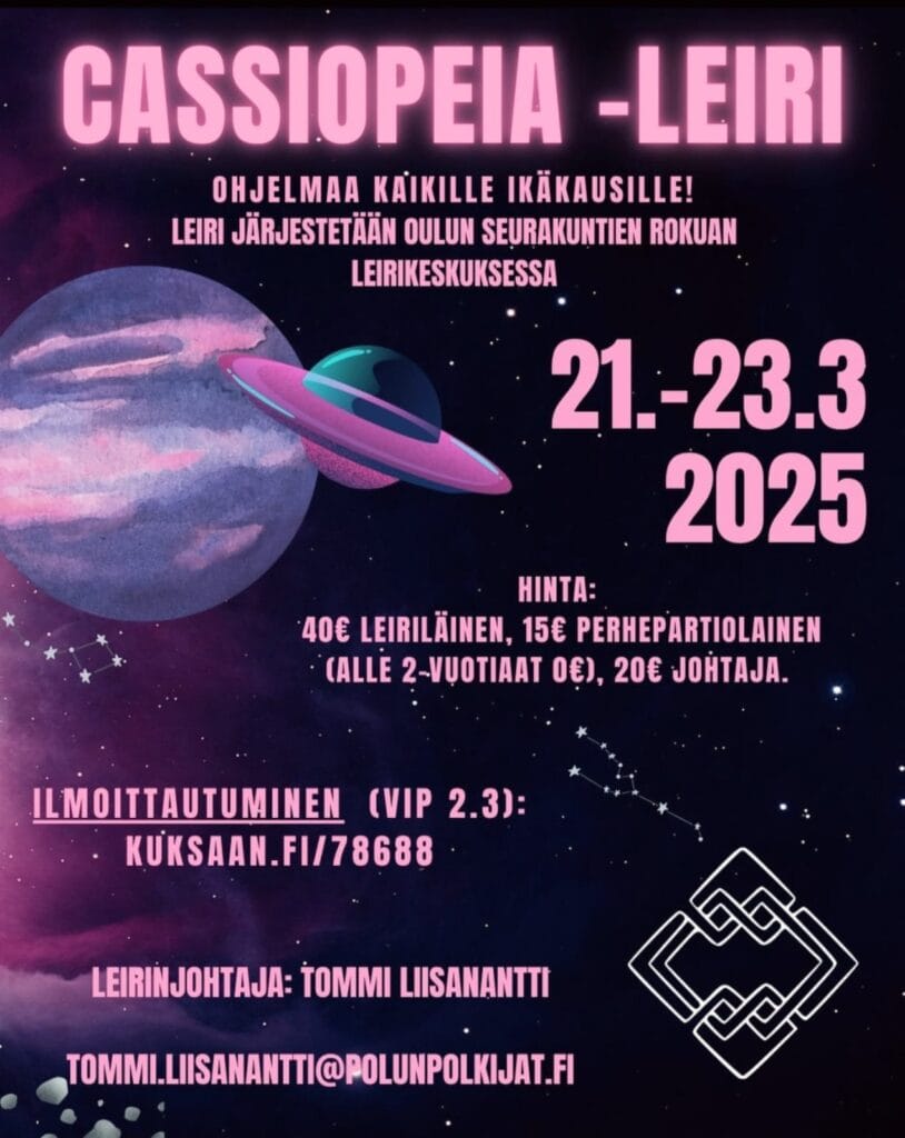 Cassiopeia-leiri - Lue lisää